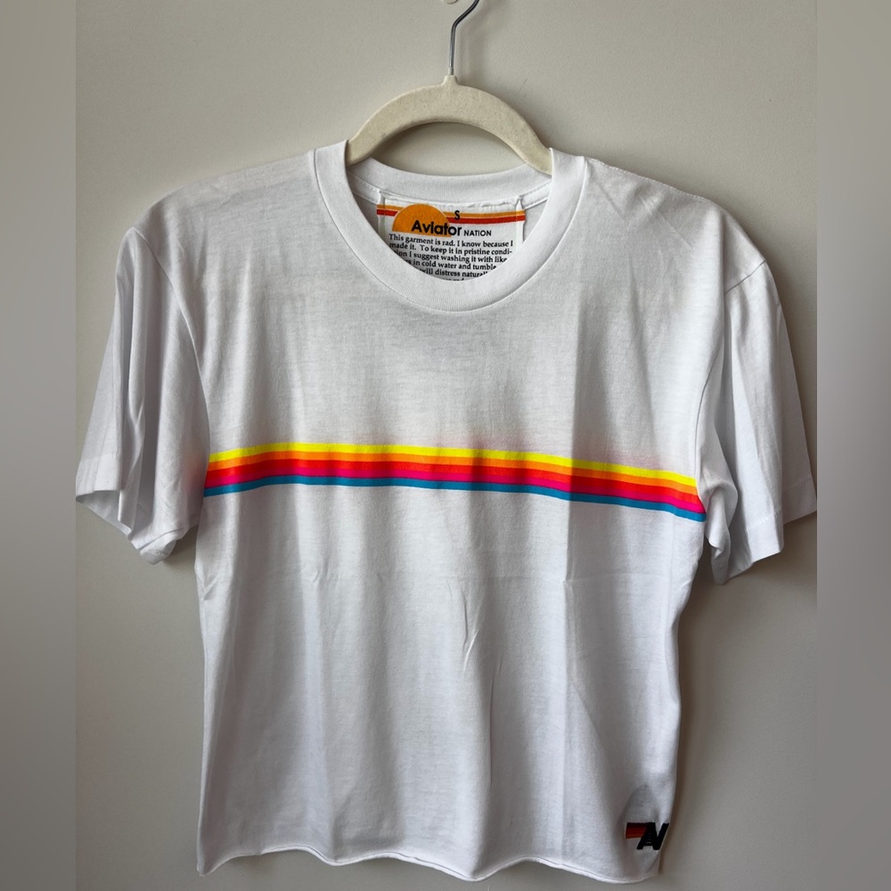 Aviator Nation Bright White Tee